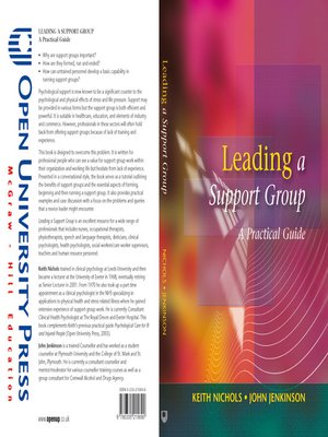 cover image of Leading a Support Group